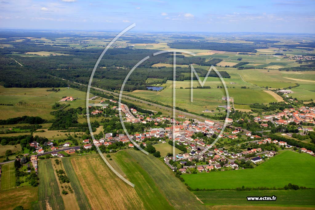 Photo arienne de Avricourt