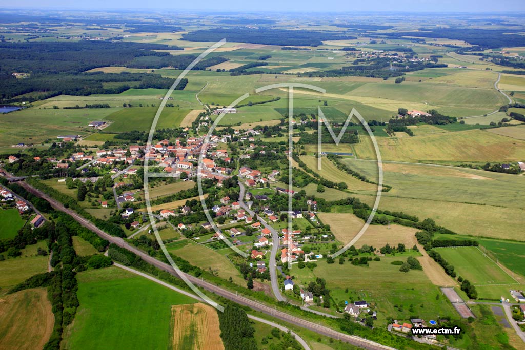Photo arienne de Avricourt