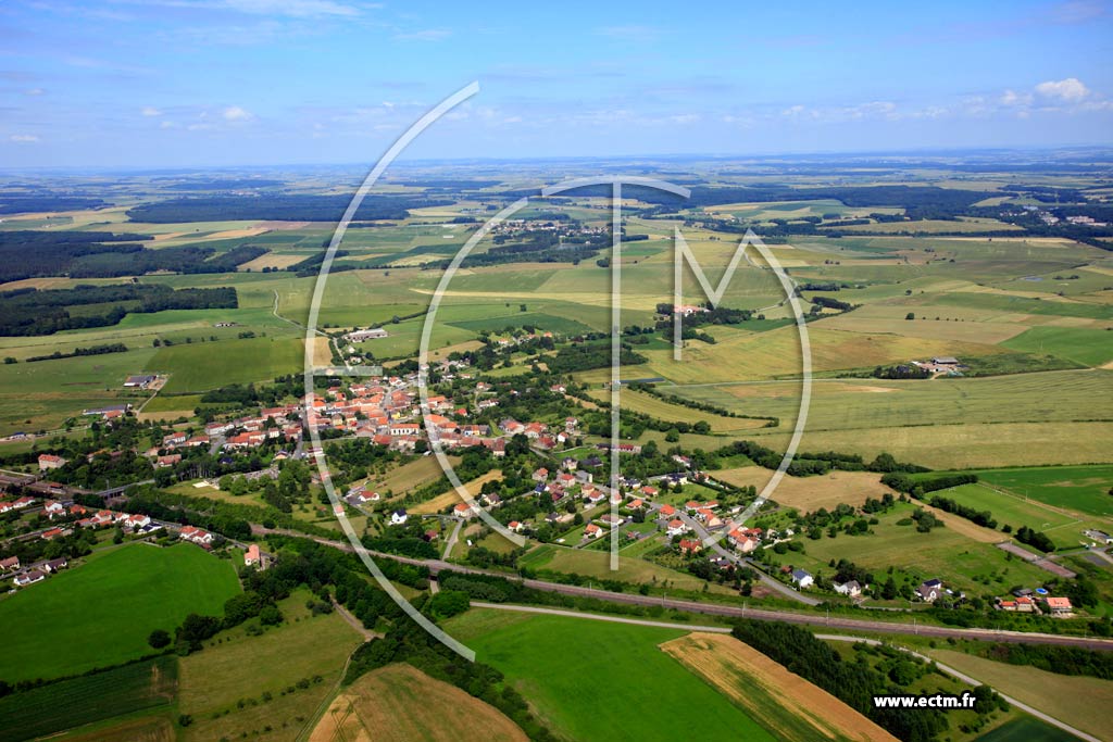 Photo arienne de Avricourt