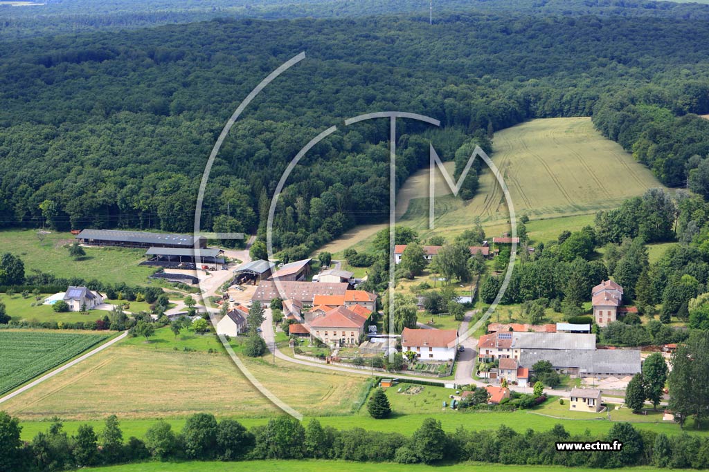 Photo arienne de Domvre-sur-Vezouze