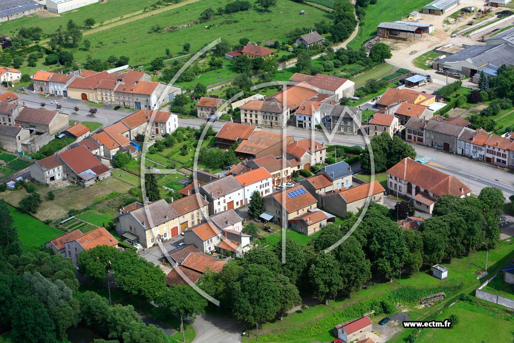 Photo arienne de Domvre-sur-Vezouze