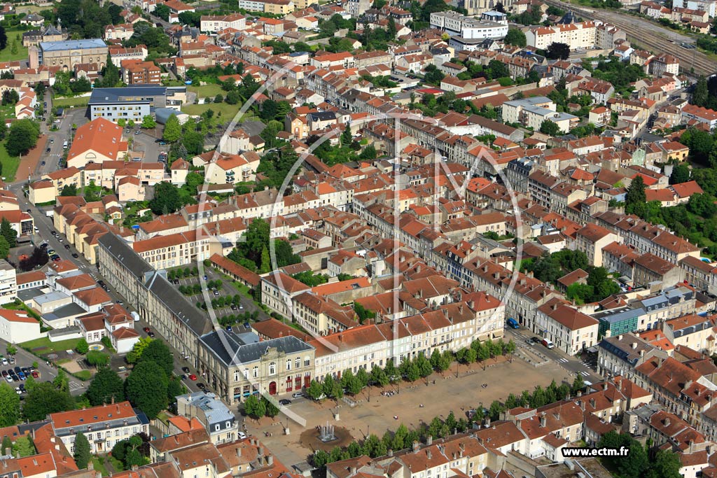 Photo arienne de Lunville