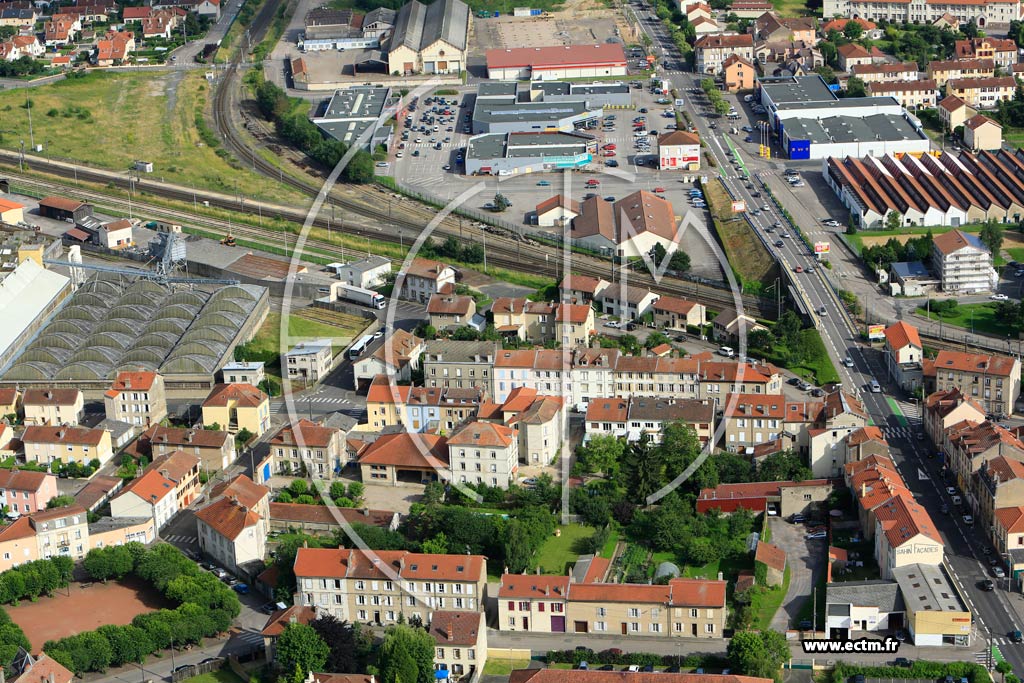 Photo arienne de Lunville