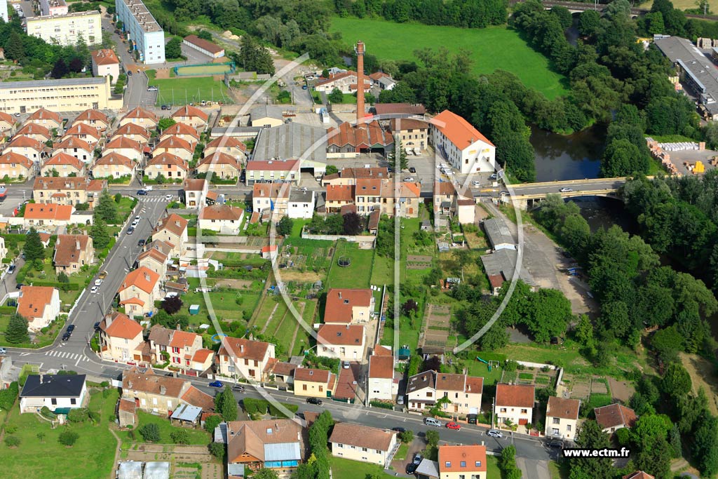 Photo arienne de Lunville