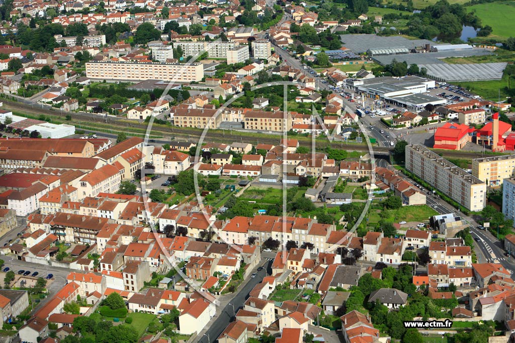 Photo arienne de Lunville