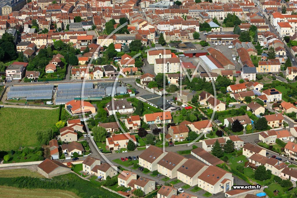 Photo arienne de Lunville