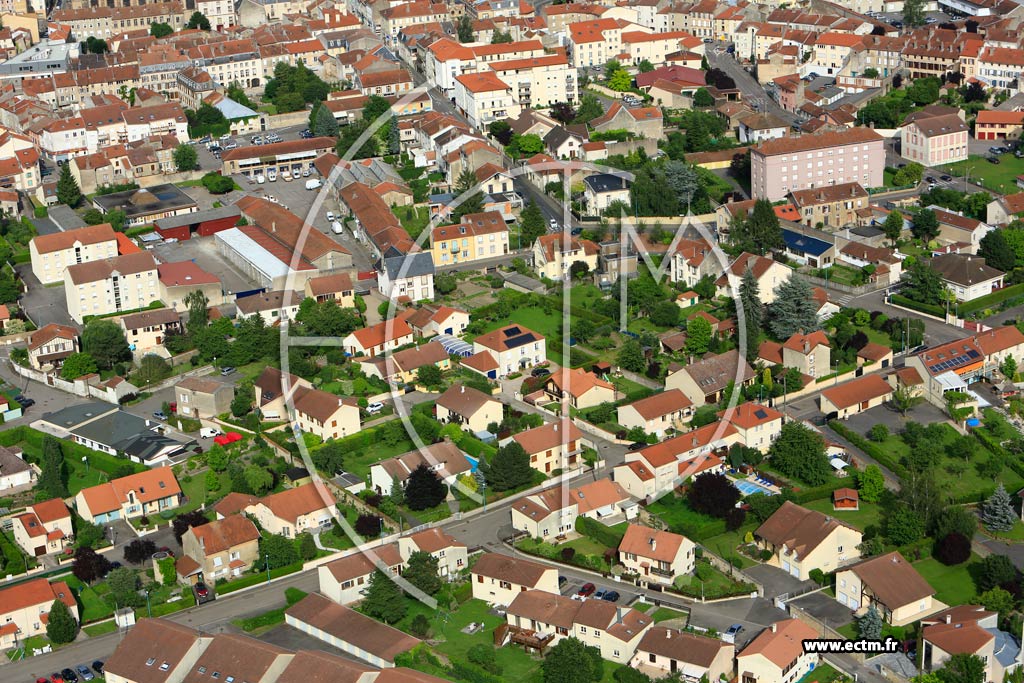 Photo arienne de Lunville