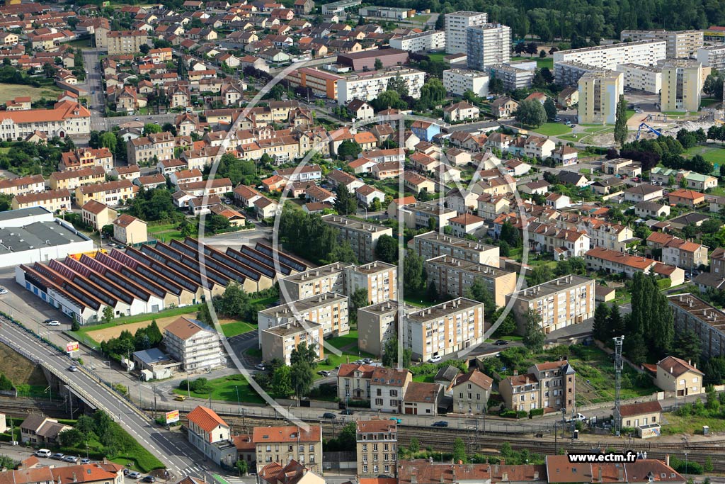 Photo arienne de Lunville