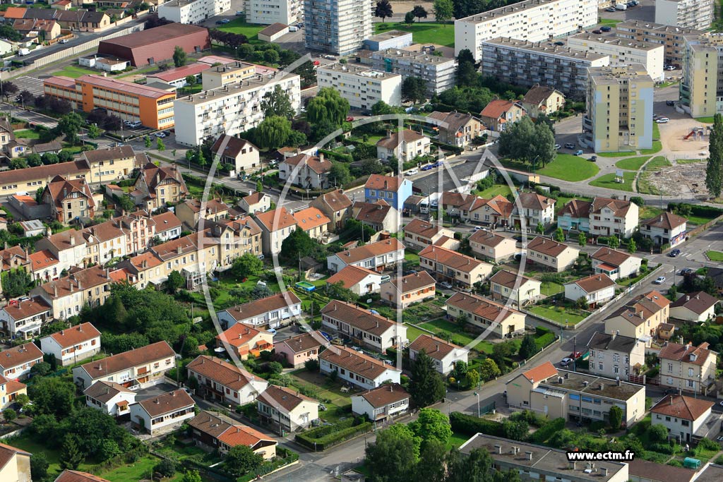 Photo arienne de Lunville