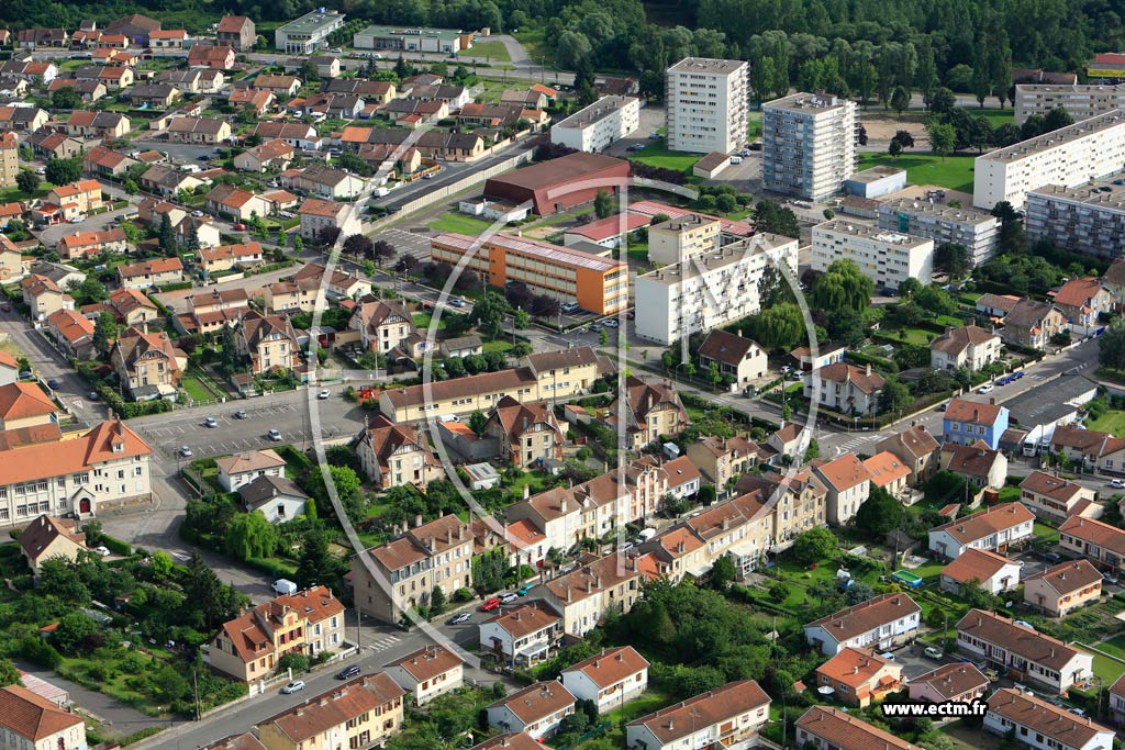 Photo arienne de Lunville