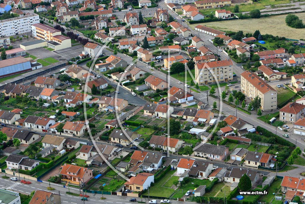 Photo arienne de Lunville