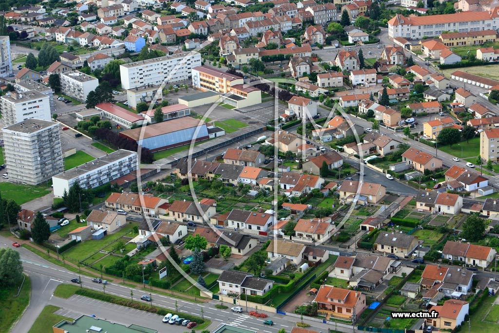Photo arienne de Lunville