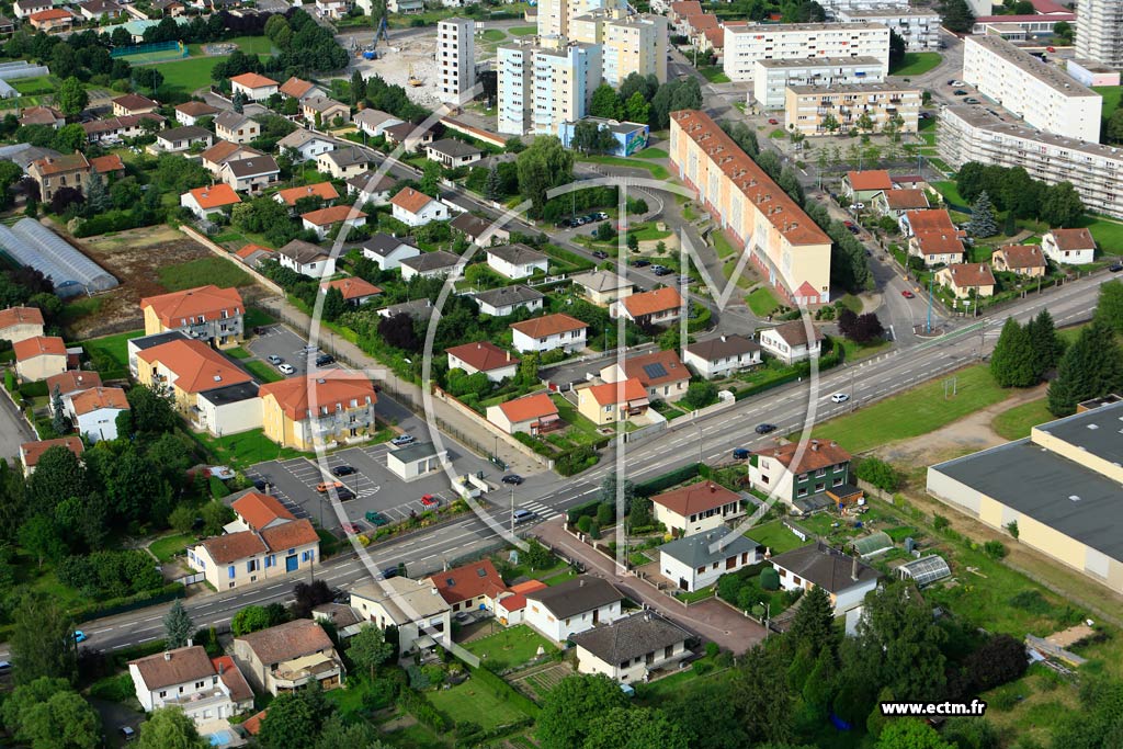 Photo arienne de Lunville