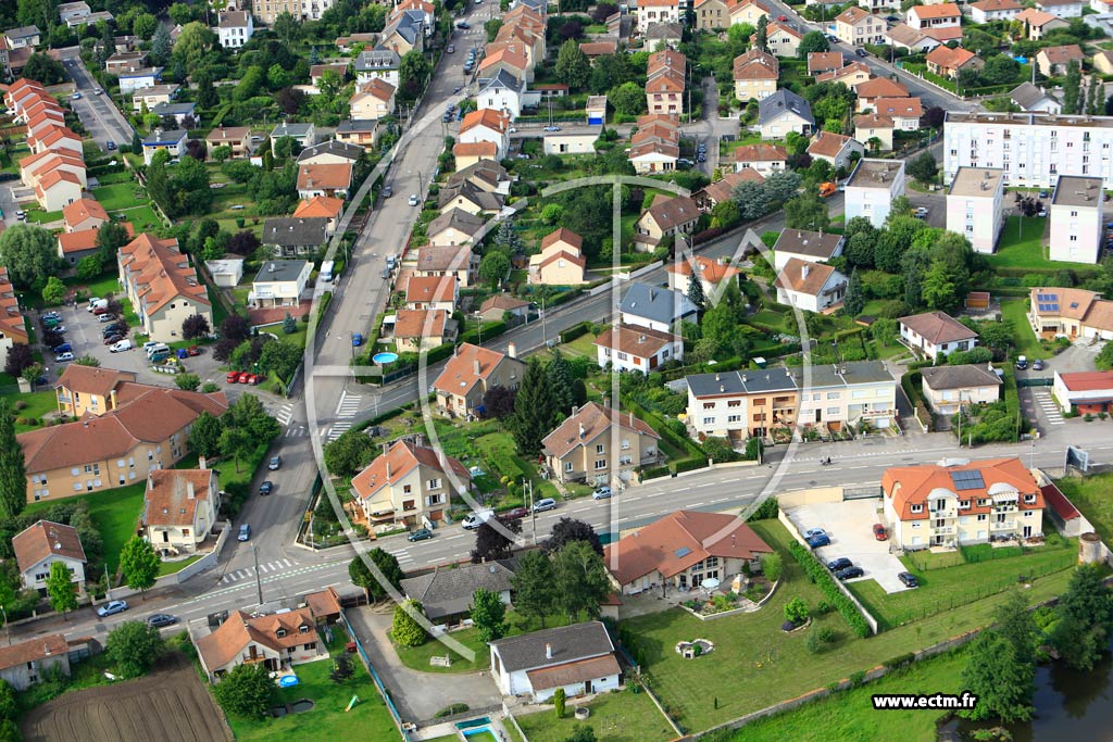Photo arienne de Lunville