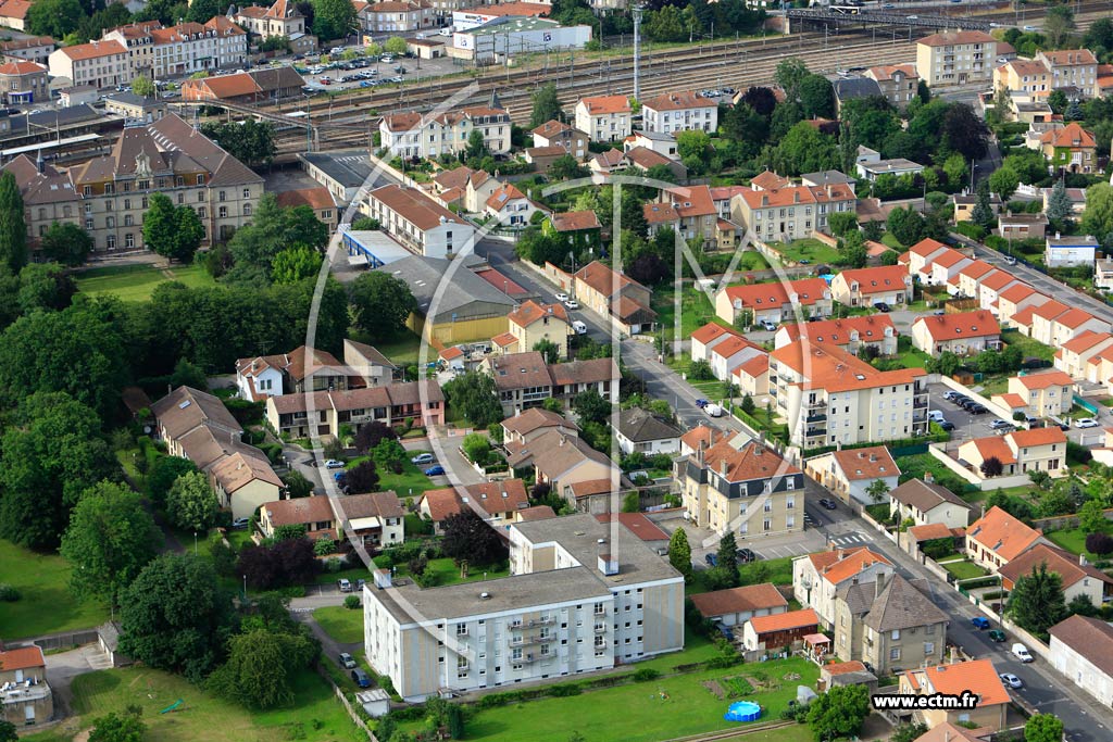 Photo arienne de Lunville