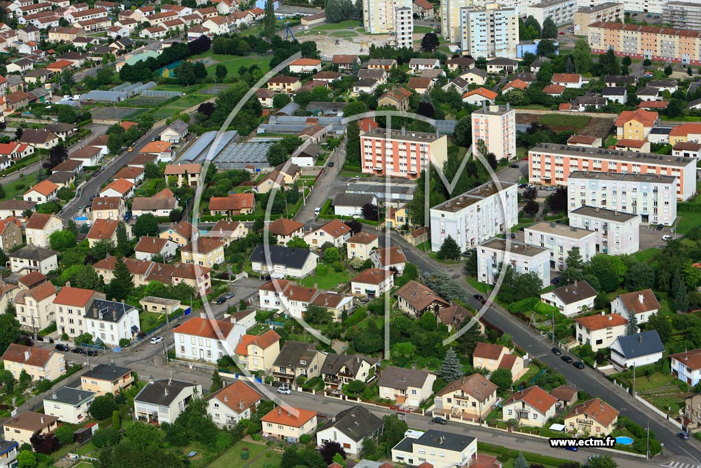 Photo arienne de Lunville