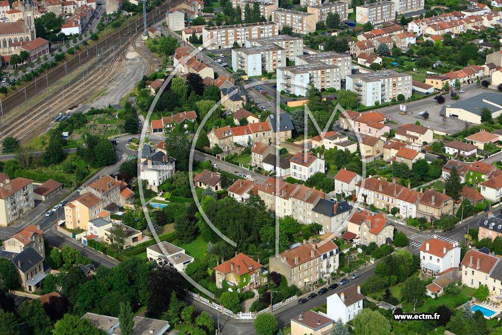 Photo arienne de Lunville