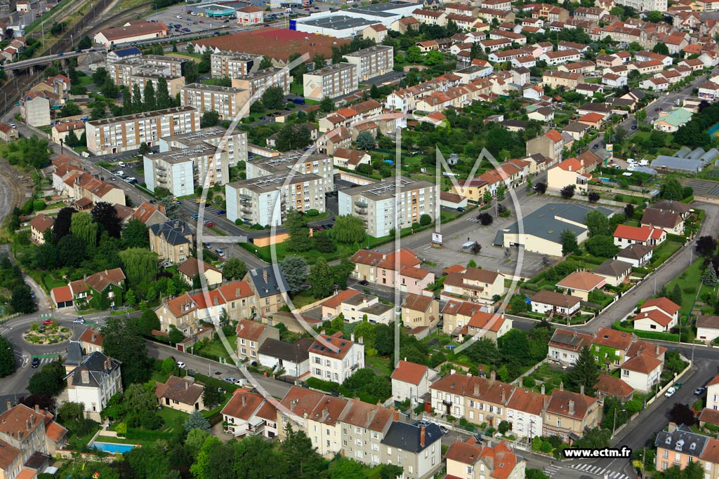 Photo arienne de Lunville