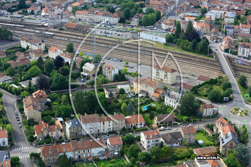 Photo arienne de Lunville