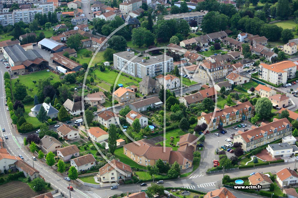 Photo arienne de Lunville