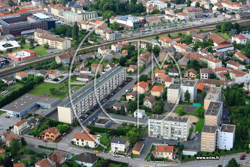 Photo arienne de Lunville