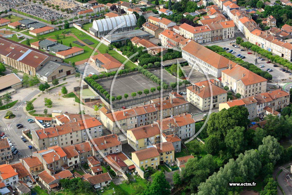 Photo arienne de Lunville