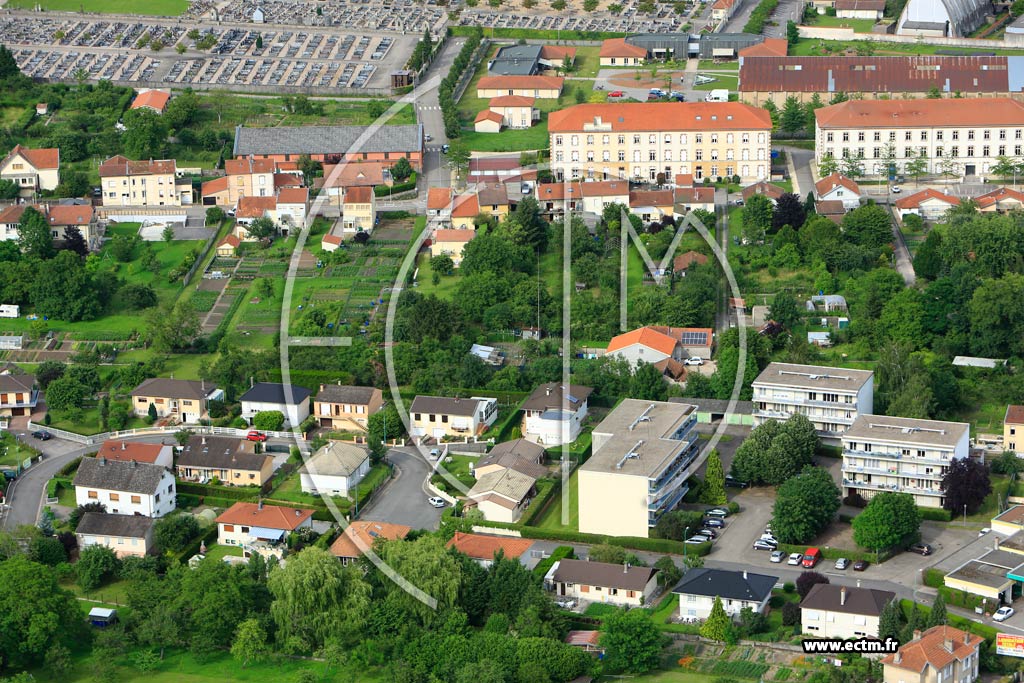 Photo arienne de Lunville