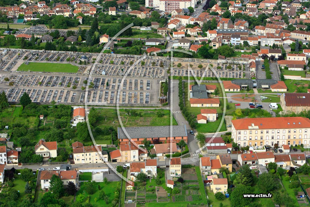 Photo arienne de Lunville