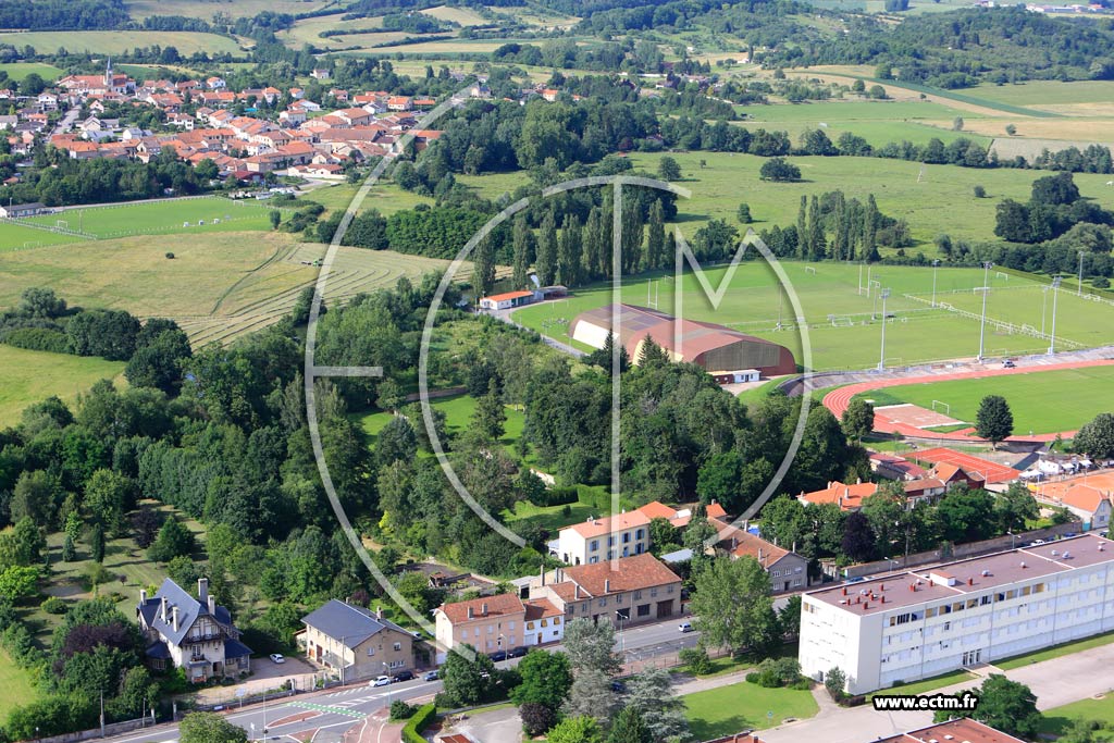 Photo arienne de Lunville (Champ de Mars)