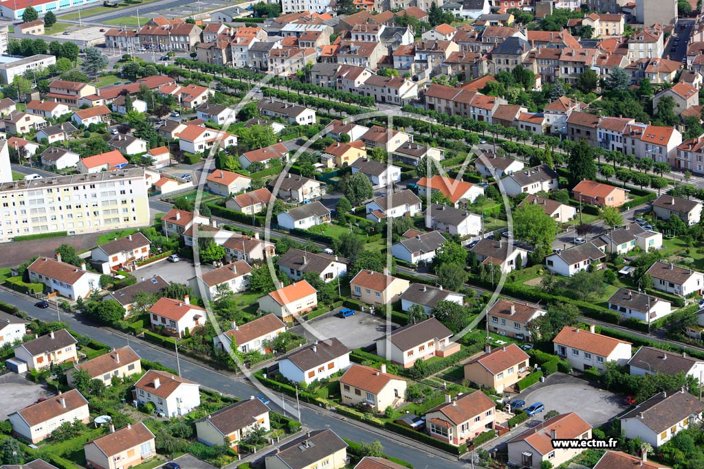 Photo arienne de Lunville (Champ de Mars)