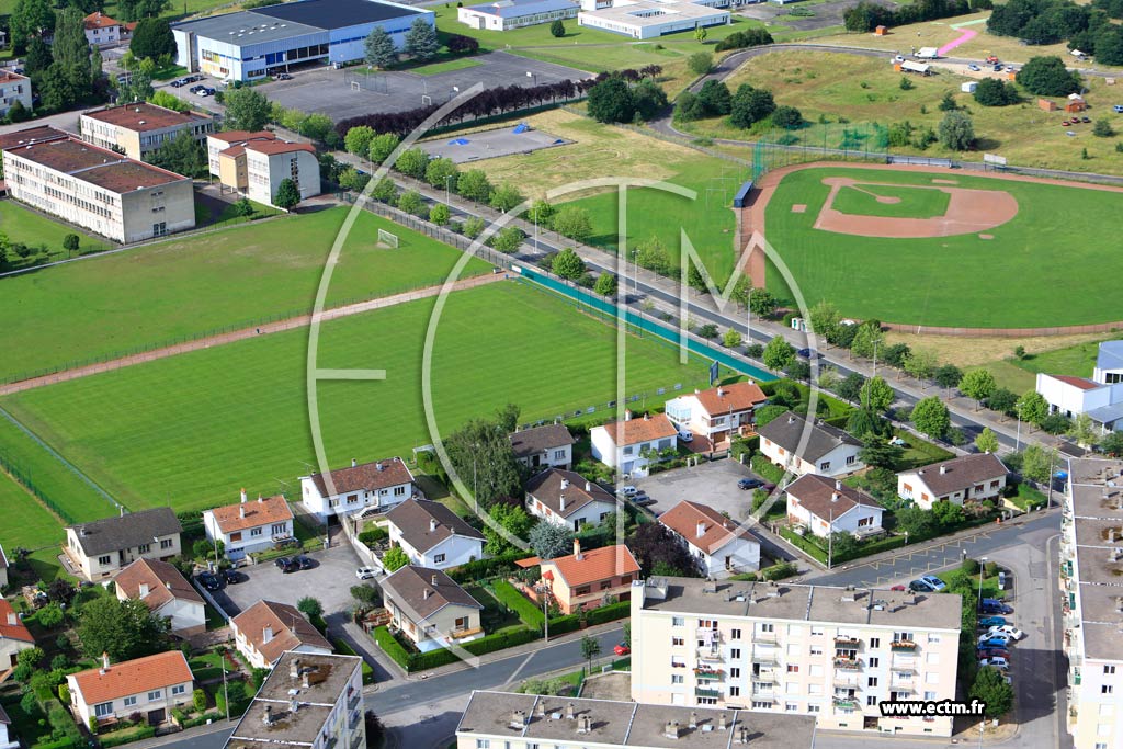 Photo arienne de Lunville (Champ de Mars)