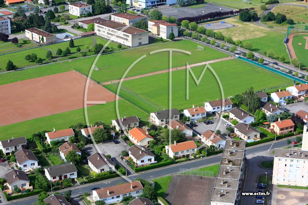 Photo arienne de Lunville (Champ de Mars)