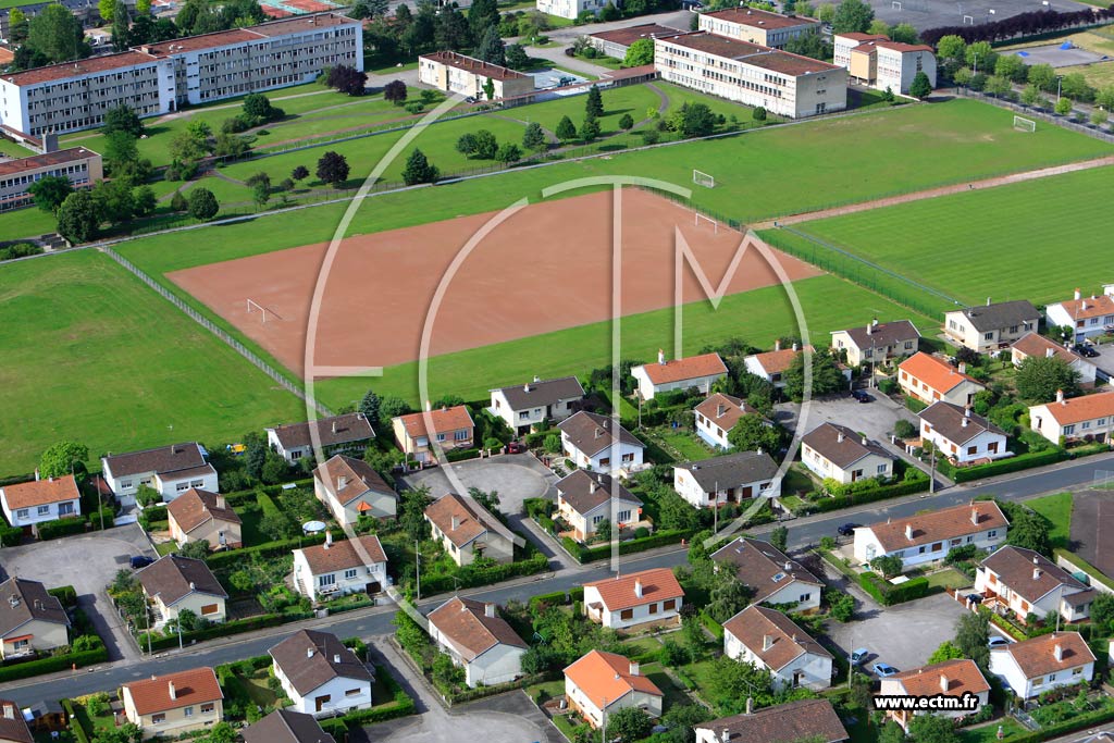 Photo arienne de Lunville (Champ de Mars)