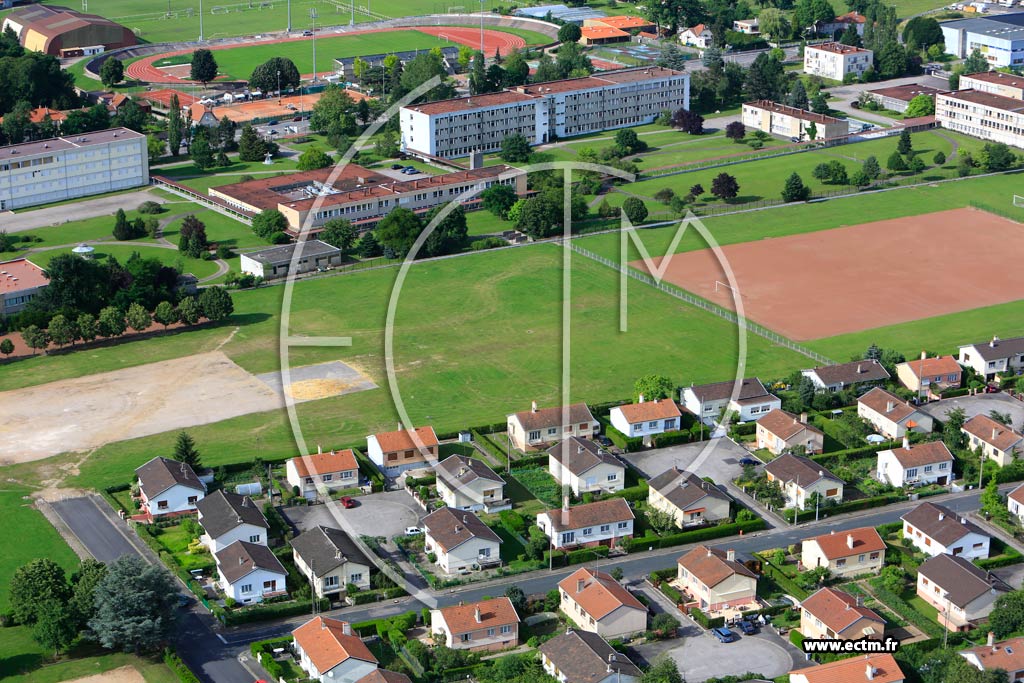 Photo arienne de Lunville (Champ de Mars)