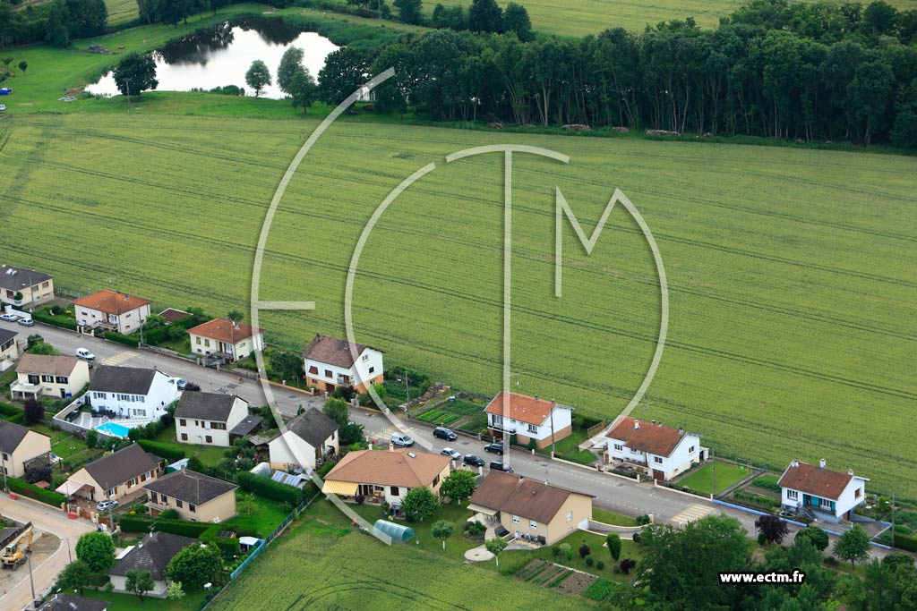 Photo arienne de Moncel-ls-Lunville