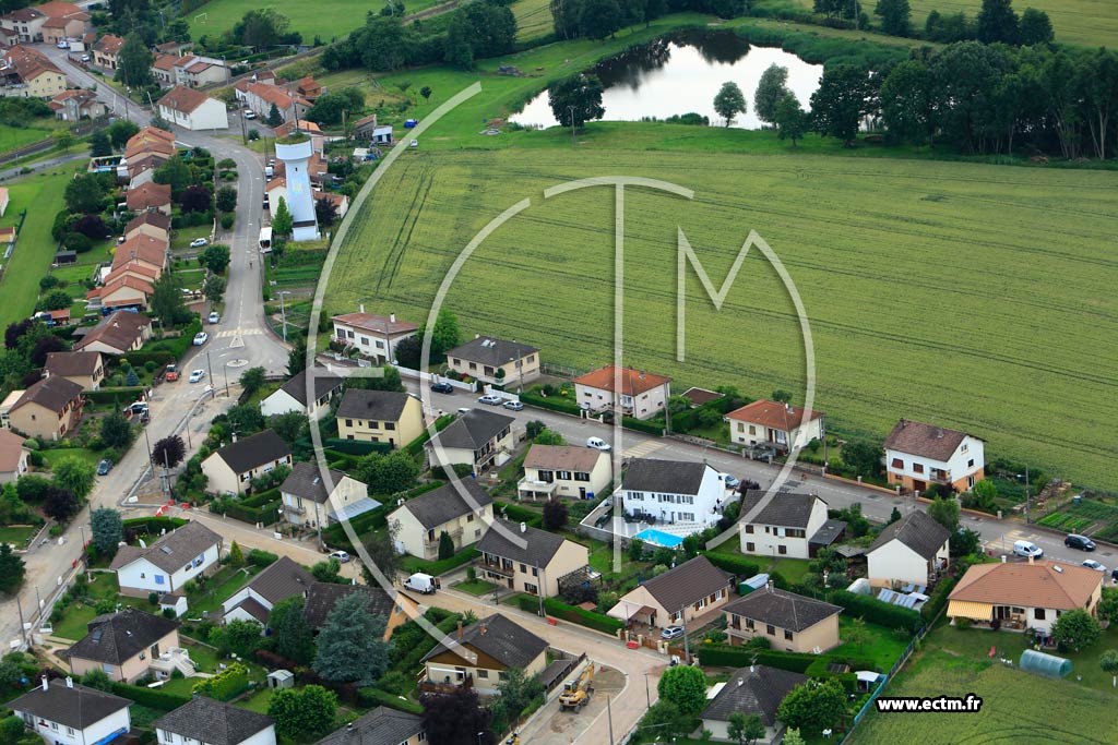 Photo arienne de Moncel-ls-Lunville