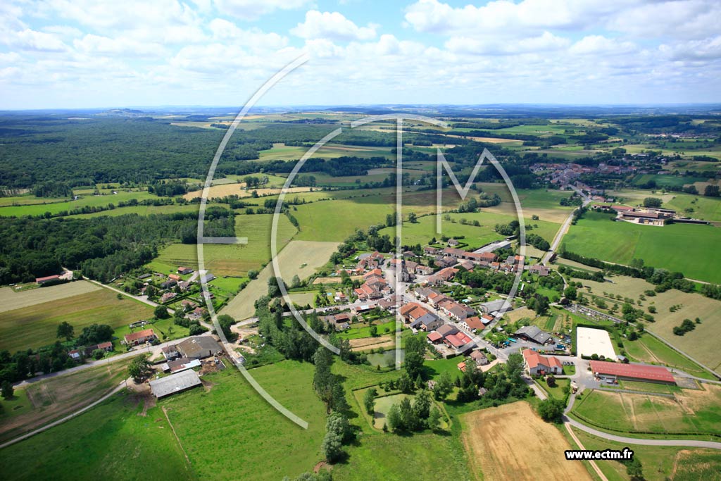 Photo arienne de Saint-Pierremont