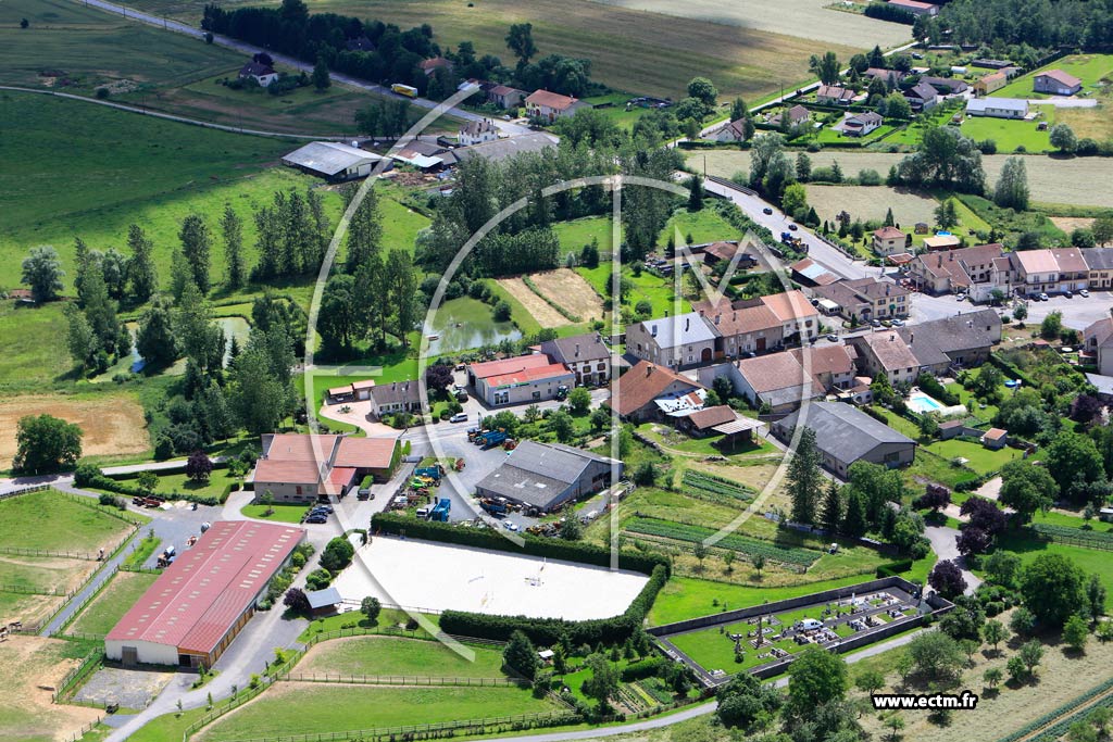Photo arienne de Saint-Pierremont