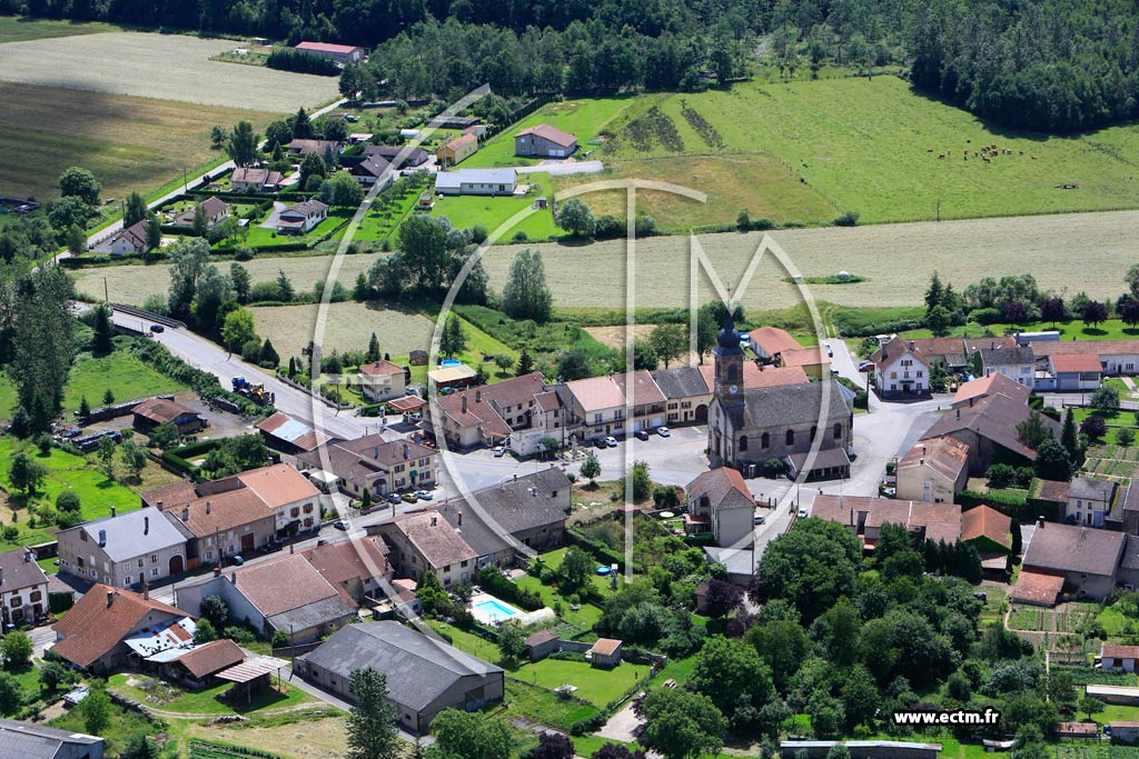 Photo arienne de Saint-Pierremont
