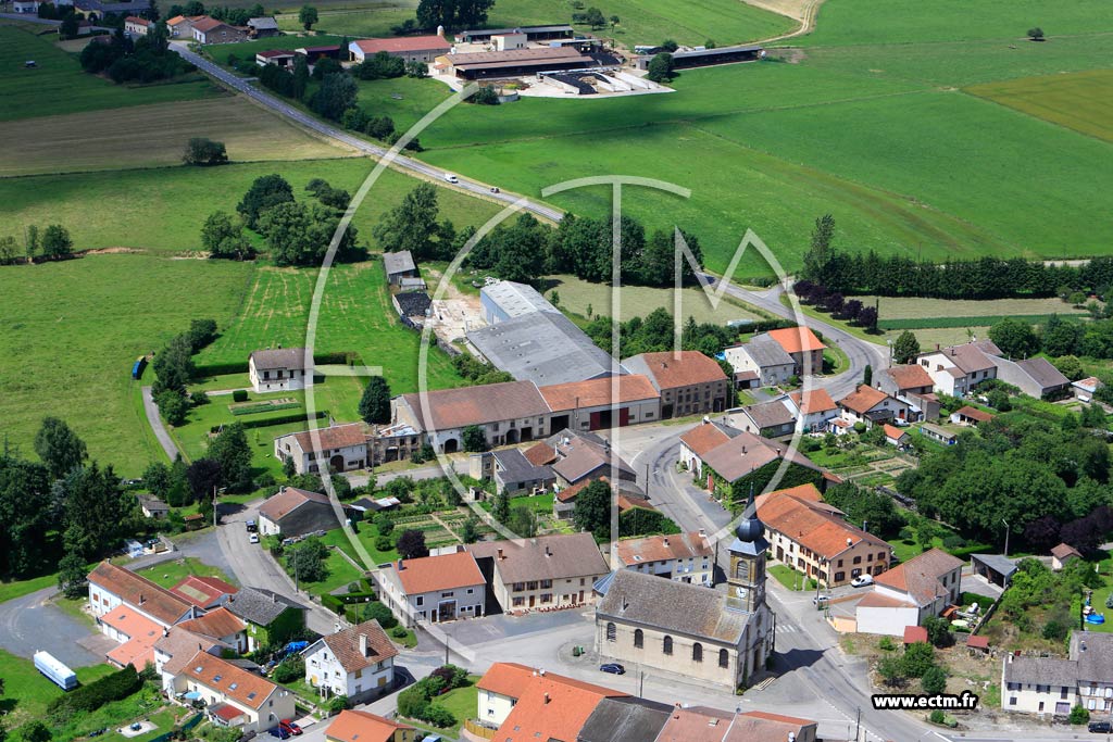 Photo arienne de Saint-Pierremont