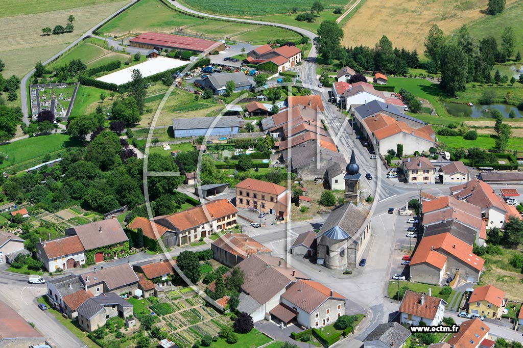 Photo arienne de Saint-Pierremont