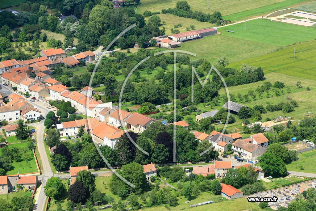 Photo arienne de Aulnois-sur-Seille