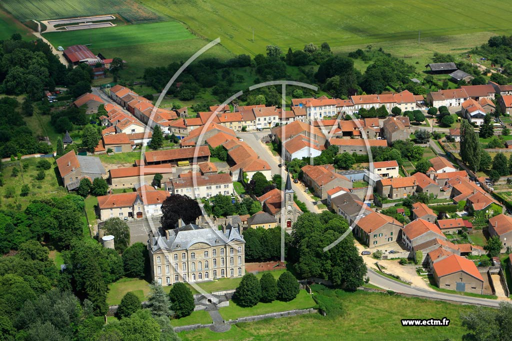 Photo arienne de Aulnois-sur-Seille