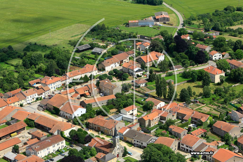 Photo arienne de Aulnois-sur-Seille