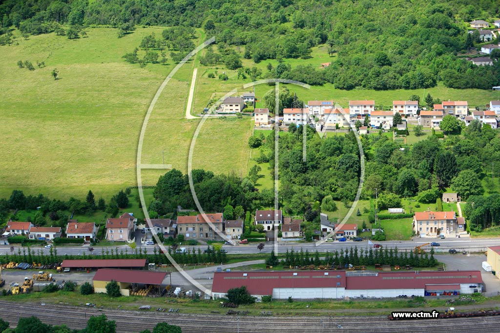 Photo arienne de Bainville-sur-Madon
