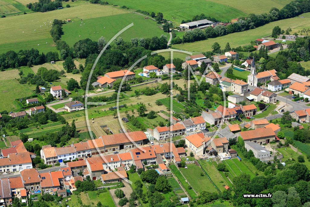 Photo arienne de Bioncourt
