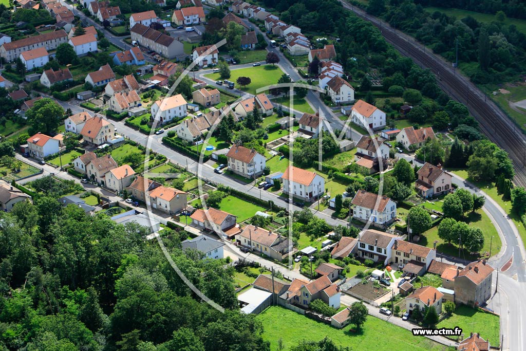 Photo arienne de Blainville-sur-l'Eau (Cit du Haut des Places)