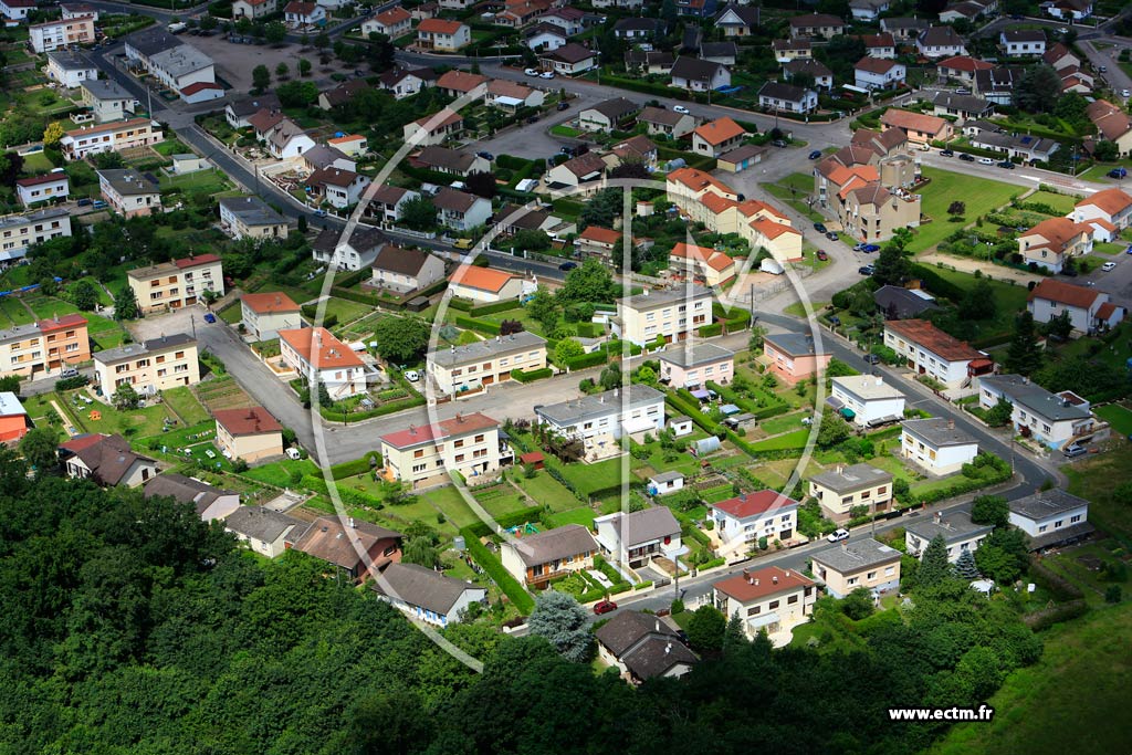 Photo arienne de Blainville-sur-l'Eau (Cit du Haut des Places)