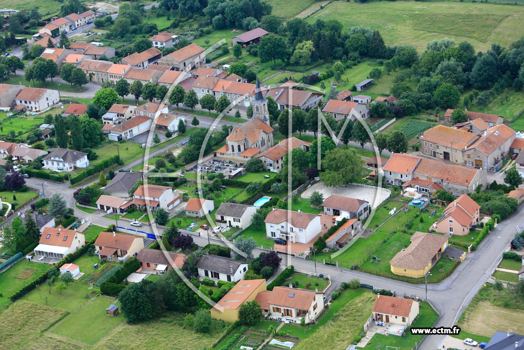 Photo arienne de Chenicourt