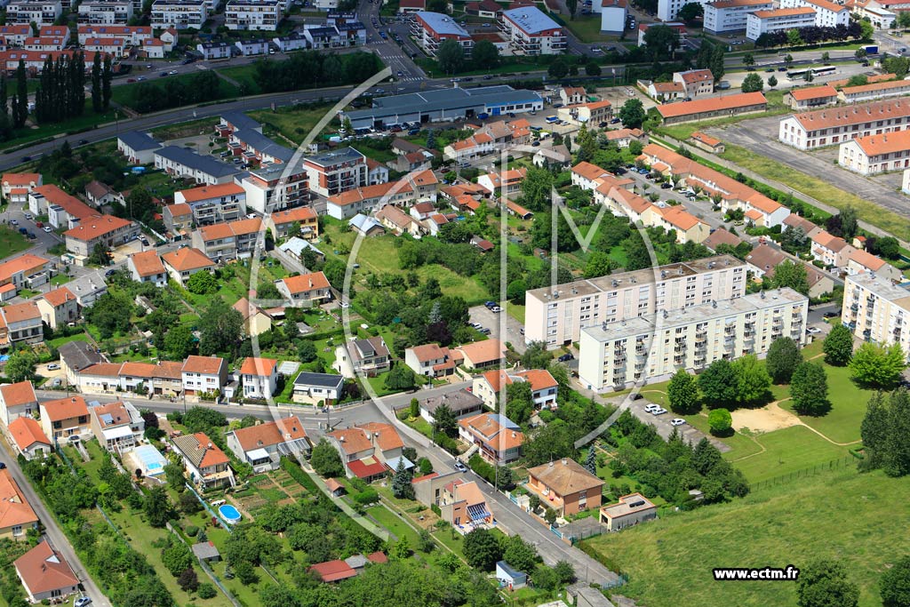 Photo arienne de Essey-ls-Nancy (Le Breuil)